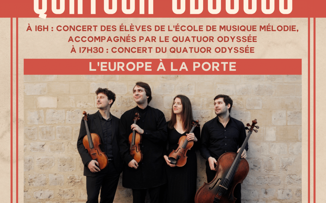 Concert du Quatuor Odyssée, avril 2023