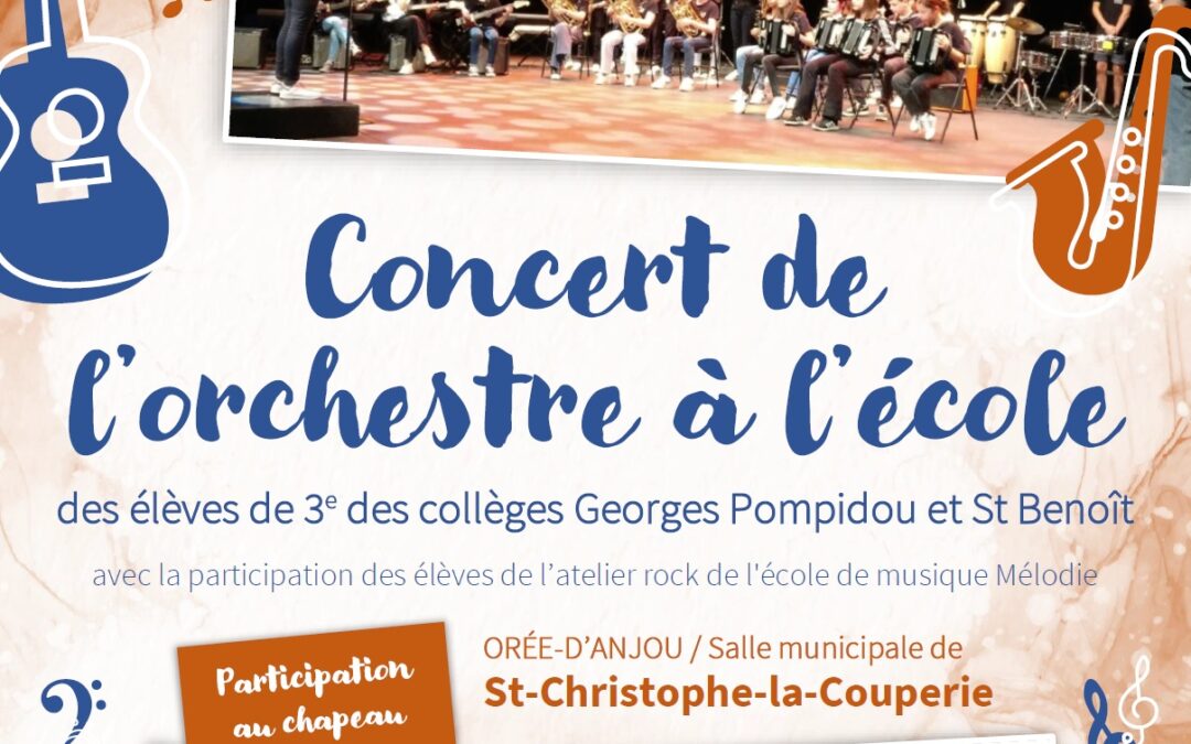 Concert orchestre collèges, novembre 2022